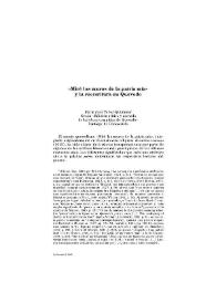 "Miré los muros de la patria mía" y la reescritura en Quevedo / María José Tobar Quintanar | Biblioteca Virtual Miguel de Cervantes