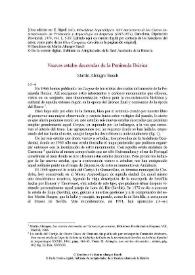 Nuevas estelas decoradas de la Península Ibérica / Martín Almagro Basch | Biblioteca Virtual Miguel de Cervantes
