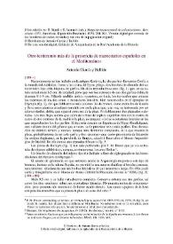 Otro testimonio más de la presencia de mercenarios españoles en el Mediterráneo / Antonio García y Bellido | Biblioteca Virtual Miguel de Cervantes
