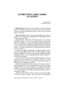 Entrevista a Riccardo Guastini / Manuel Atienza | Biblioteca Virtual Miguel de Cervantes