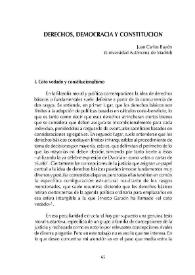 Derechos, democracia y constitución / Juan Carlos Bayón | Biblioteca Virtual Miguel de Cervantes
