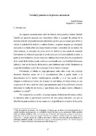 Verdad y prueba en el proceso acusatorio / Andrés Bouzat, Alejandro S. Cantaro | Biblioteca Virtual Miguel de Cervantes