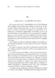 Jovellanos y las Órdenes Militares [1] / José Gómez Centurión | Biblioteca Virtual Miguel de Cervantes