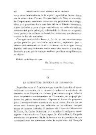 La literatura española en Dinamarca / Juan Pérez de Guzmán y Gallo | Biblioteca Virtual Miguel de Cervantes