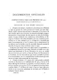 Boletín de la Real Academia de la Historia, tomo 61 (1912) Cuadernos I-II. Documentos oficiales. Convocatoria para los premios de 1913 ("Gaceta de Madrid" de 13, 14 y 15 de junio de 1912) | Biblioteca Virtual Miguel de Cervantes