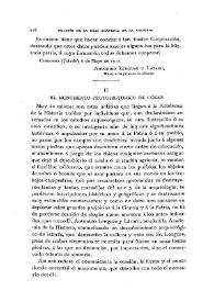 El monumento protohistórico de Cózar / El Marqués de Cerralbo | Biblioteca Virtual Miguel de Cervantes
