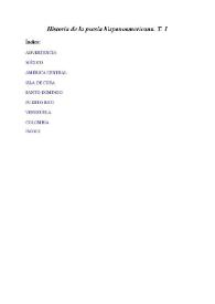 Historia de la poesía hispanoamericana. T. 1 / Marcelino Menéndez y Pelayo ; edición preparada por Enrique Sánchez Reyes | Biblioteca Virtual Miguel de Cervantes