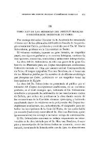 Tomo XXV de las "Memorias del Institut Français d'Archéologie Orientale du Caire" / Francisco Codera | Biblioteca Virtual Miguel de Cervantes