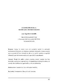 La expresión musical: significado y referencialidad / Benigno León Felipe | Biblioteca Virtual Miguel de Cervantes