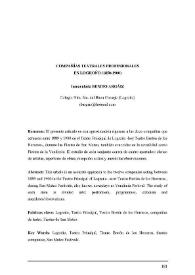 Compañías teatrales profesionales en Logroño (1850-1900) / Inmaculada Benito Argáiz | Biblioteca Virtual Miguel de Cervantes