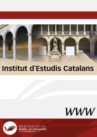 Institut d'Estudis Catalans | Biblioteca Virtual Miguel de Cervantes