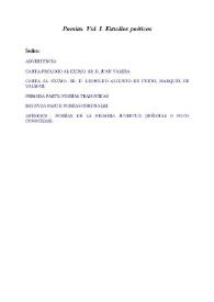 Poesías. Vol. 1. Estudios poéticos / Marcelino Menéndez Pelayo; edicion preparada por Enrique Sánchez Reyes | Biblioteca Virtual Miguel de Cervantes