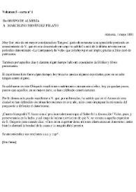 Epistolario. Vol. 05. Mayo 1881 - Diciembre 1882 / Marcelino Menéndez y Pelayo; edición al cuidado de Manuel Revuelta Sañudo | Biblioteca Virtual Miguel de Cervantes