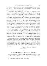 El trifinio augustal de Ciudad Rodrigo / Fidel Fita | Biblioteca Virtual Miguel de Cervantes
