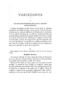 Los premonstratenses en Ciudad Rodrigo. Datos inéditos / Fidel Fita | Biblioteca Virtual Miguel de Cervantes