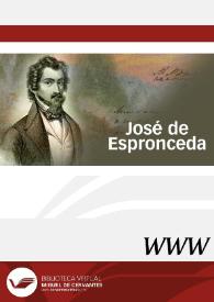 José de Espronceda / María Pilar Espín Templado | Biblioteca Virtual Miguel de Cervantes