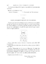 Nueva inscripción romana de Villamesías / Mario Roso de Luna | Biblioteca Virtual Miguel de Cervantes
