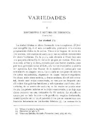 Monumentos e historia de Termancia [II] / Adolf Schulten | Biblioteca Virtual Miguel de Cervantes