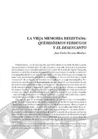 La vieja memoria reeditada: "Queridísimos verdugos" y "El desencanto" / Juan Carlos Vizcaíno Martínez | Biblioteca Virtual Miguel de Cervantes