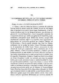 La alhóndiga de Ávila en 1528 y D. Alonso Sánchez de Cepeda, padre de Santa Teresa / Jesús Molinero, archivero municipal | Biblioteca Virtual Miguel de Cervantes