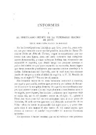 El epistolario inédito de la Venerable Beatriz de Jesús / José de Lamano | Biblioteca Virtual Miguel de Cervantes