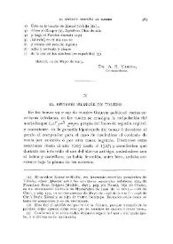 El epitafio bilingüe de Toledo / Fita Colomé | Biblioteca Virtual Miguel de Cervantes