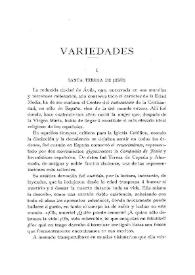 Santa Teresa de Jesús / Carl Bratli | Biblioteca Virtual Miguel de Cervantes