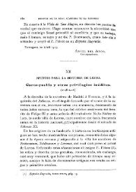 Apuntes para la historia de Lerma [Carta-puebla y otros privilegios inéditos, 1148-1416] / Fr. Alfonso Andrés | Biblioteca Virtual Miguel de Cervantes