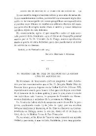 El ingreso del Sr. Díaz Escovar en la Orden civil de Alfonso XII / F. Fernández de Béthencourt, | Biblioteca Virtual Miguel de Cervantes