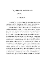 Miguel Herráez. Selección de textos | Biblioteca Virtual Miguel de Cervantes