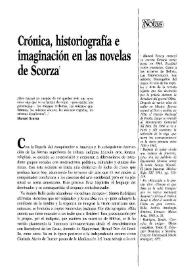 Crónica, historiografía e imaginación en las novelas de Manuel Scorza / Consuelo Hernández J. | Biblioteca Virtual Miguel de Cervantes