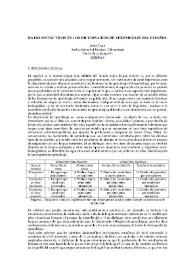 Datos sintácticos en los diccionarios de aprendizaje del español / Sven Tarp | Biblioteca Virtual Miguel de Cervantes
