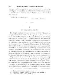 El Colegio de España / Miguel Ángel Ortiz Milla | Biblioteca Virtual Miguel de Cervantes