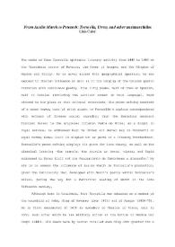 From Ausiàs March to Petrarch: Torroella, Urrea, and other ausimarchides / Lluís Cabré | Biblioteca Virtual Miguel de Cervantes