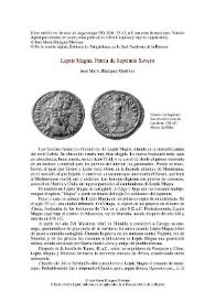 Leptis Magna. Patria de Septimio Severo / José María Blázquez Martínez | Biblioteca Virtual Miguel de Cervantes