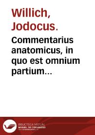 Commentarius anatomicus, in quo est omnium partium corporis humani diligens enumeratio : item De locustis dialogus... / authore D. Iodoco Vuillichio... | Biblioteca Virtual Miguel de Cervantes