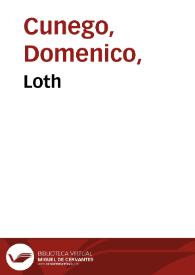 Loth / Guido Reni pinxit, Dom. Cunego sculpsit Romae 1771. | Biblioteca Virtual Miguel de Cervantes