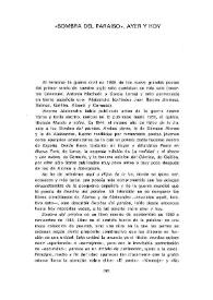 "Sombra del paraíso", ayer y hoy / Gonzalo Sobejano | Biblioteca Virtual Miguel de Cervantes