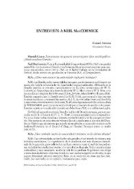 Entrevista a Neil MacCormick / Manuel Atienza | Biblioteca Virtual Miguel de Cervantes