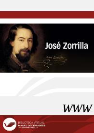 José Zorrilla / director Salvador García Castañeda | Biblioteca Virtual Miguel de Cervantes
