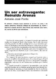 Un ser extravagante: Reinaldo Arenas | Biblioteca Virtual Miguel de Cervantes