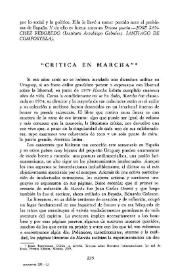 "Crítica en Marcha" / Hortensia Campanella | Biblioteca Virtual Miguel de Cervantes