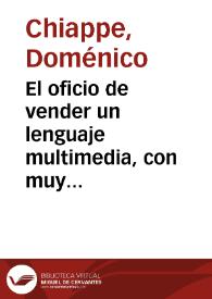 El oficio de vender un lenguaje multimedia, con muy poco uso / Doménico Chiappe | Biblioteca Virtual Miguel de Cervantes