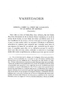 Memoria sobre la Orden de Caballería de la Banda de Castilla (Conclusión) / Lorenzo Tadeo Villanueva | Biblioteca Virtual Miguel de Cervantes