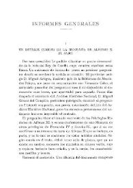 Un detalle curioso de la biografía de Alfonso X el Sabio / Antonio Ballesteros y Beretta | Biblioteca Virtual Miguel de Cervantes