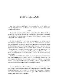Noticias. Real Academia de la Historia, tomo 73 (noviembre 1918). Cuaderno V | Biblioteca Virtual Miguel de Cervantes