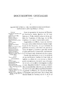Recepción pública del académico Excmo. Sr. D. Luis Calpena y Ávila / Juan Pérez de Guzmán y Gallo | Biblioteca Virtual Miguel de Cervantes