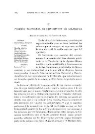 Comisión Provincial de Monumentos de Salamanca [Acta de la sesión de 3 de octubre de 1918] / Amalio Huarte | Biblioteca Virtual Miguel de Cervantes