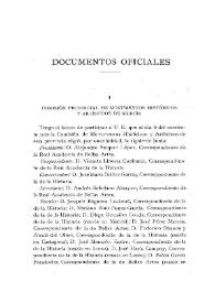 Comisión Provincial de Monumentos Históricos y Artísticos de Murcia [Acta de la Junta, 6 de diciembre de 1918] / Andrés Sobejano | Biblioteca Virtual Miguel de Cervantes