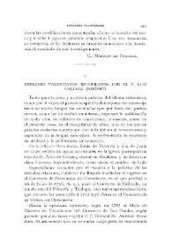 Refranes valencianos recopilados por el P.Luis Galiana, dominico [I] (Continuará) / Vicente Castañeda | Biblioteca Virtual Miguel de Cervantes